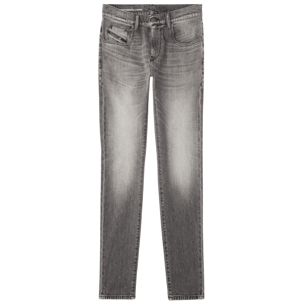 2019 D-STRUKT Slim Fit Grey Wash Jeans