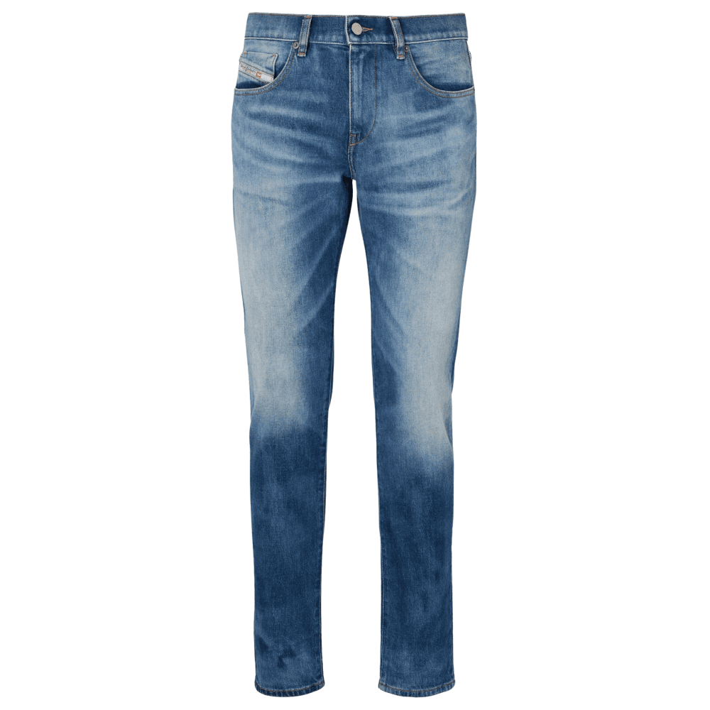 2019 D-STRUKT Slim Fit Blue Wash Jeans