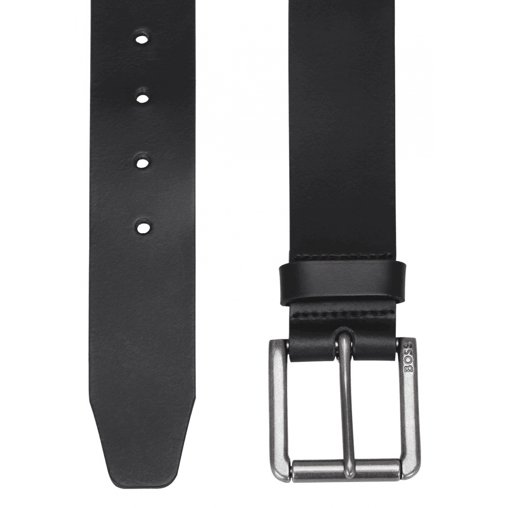 Joris Black Leather Belt