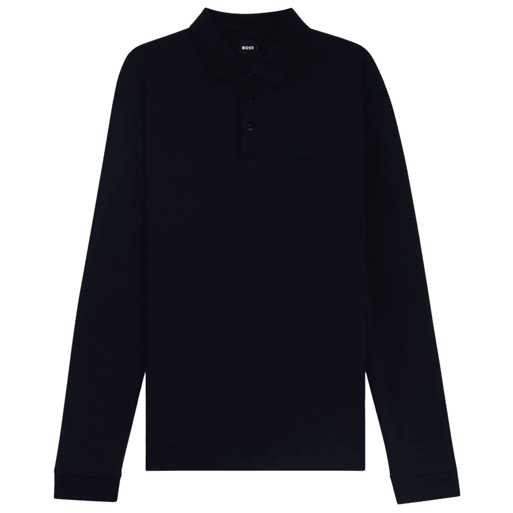 Pado 30 Long Sleeve Navy Blue Polo Shirt