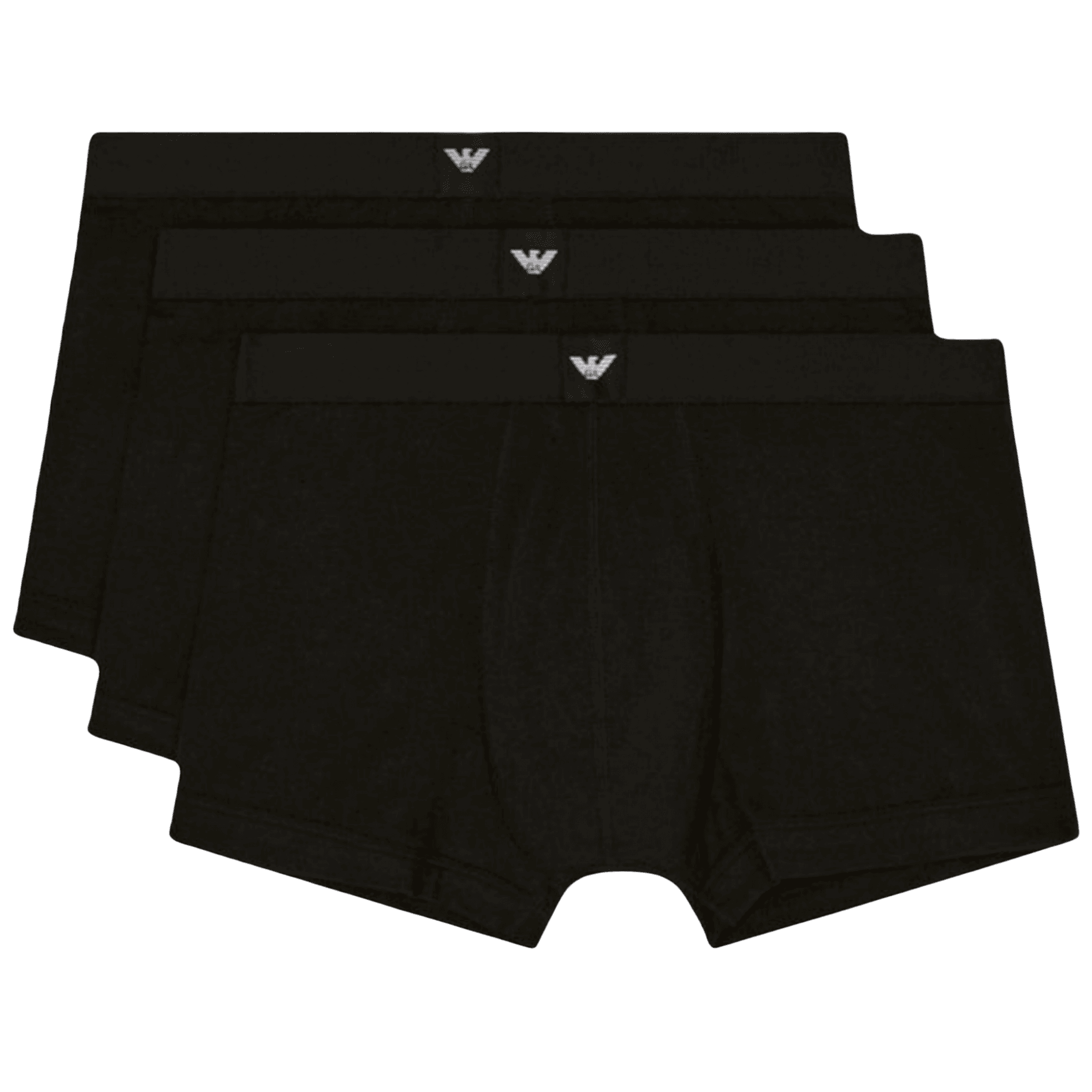3-Pack Stretch Triple Black Boxer Trunks