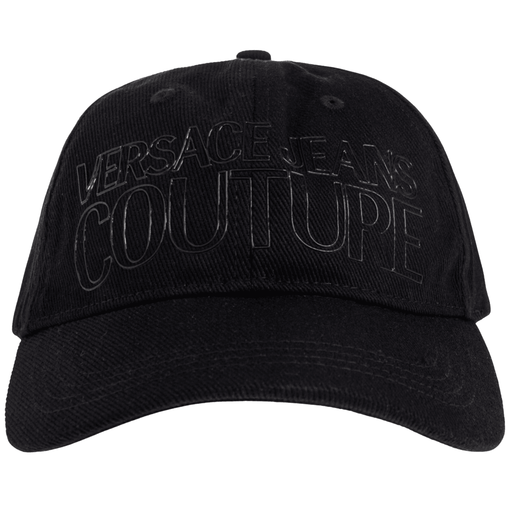 Rubberised International Logo Triple Black Cap