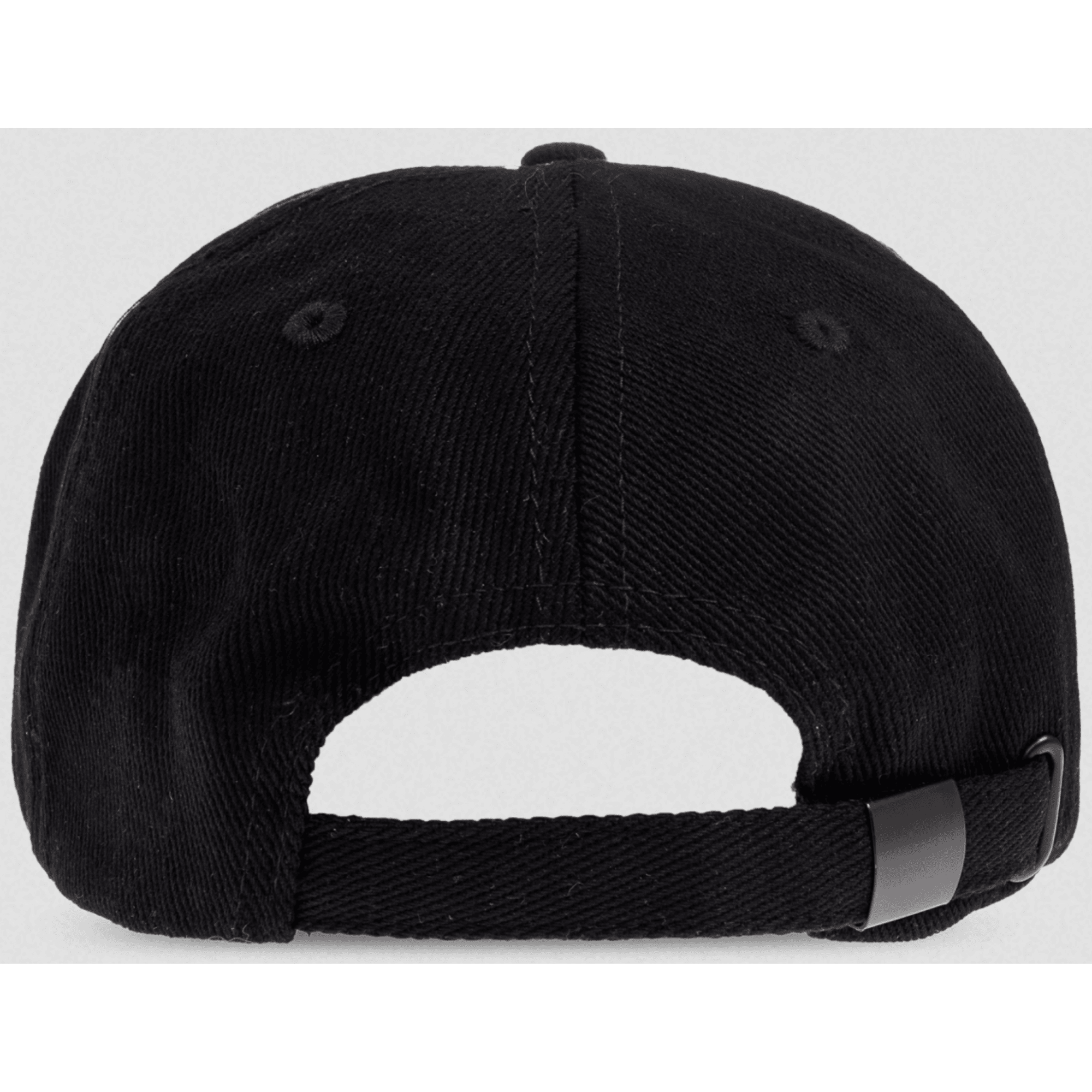 Rubberised International Logo Triple Black Cap