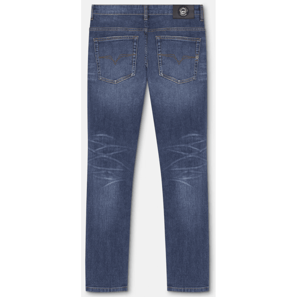 Skinny Fit Mid Blue Jeans