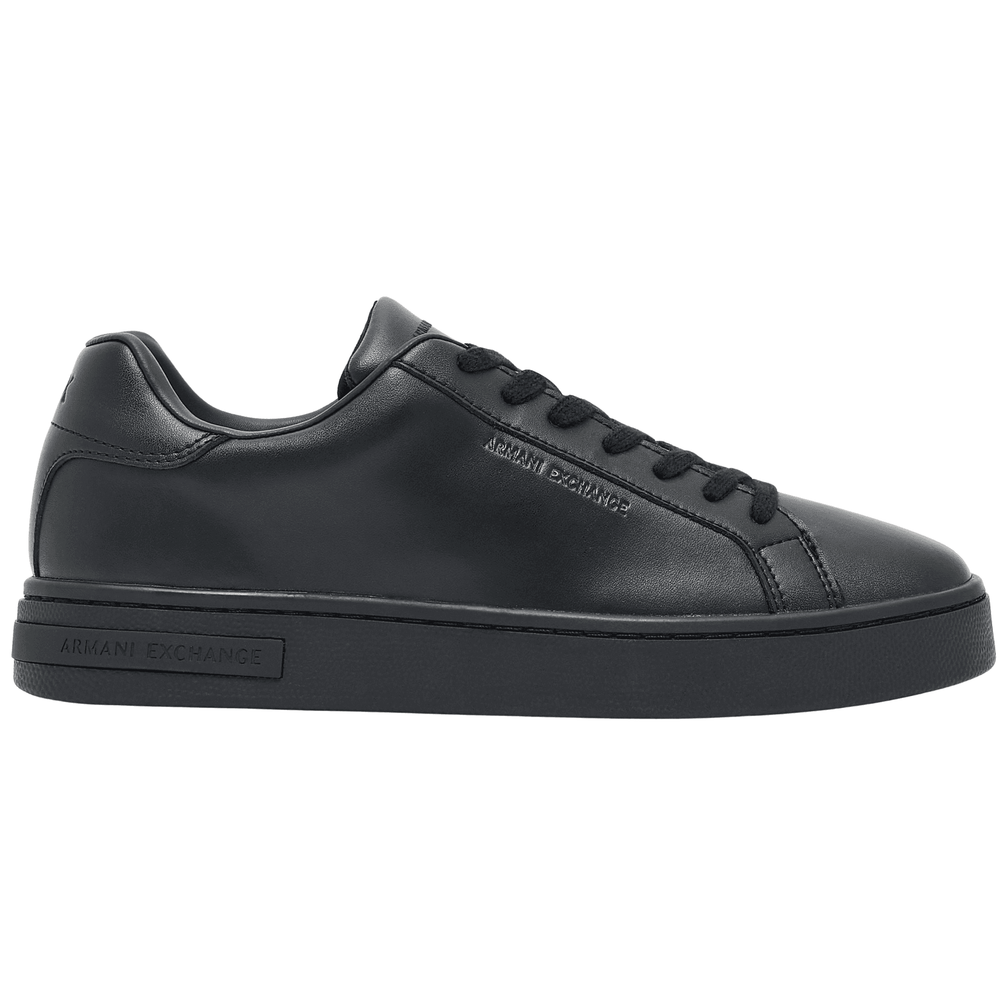 Leather Triple Black Sneaker Trainer