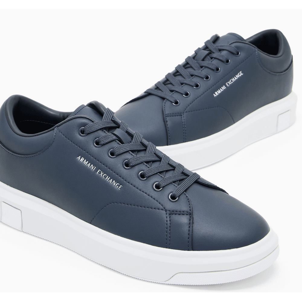 Action Leather Navy/White Sneaker Trainer