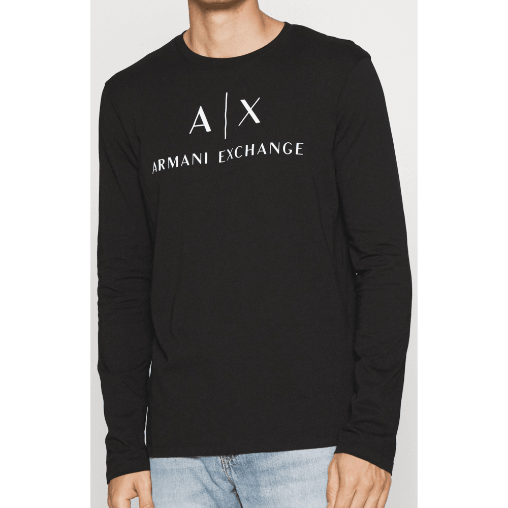 Graphic Logo Black Long Sleeve T-Shirt