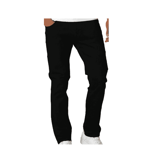 TODD 960 Regular Fit Black Jeans
