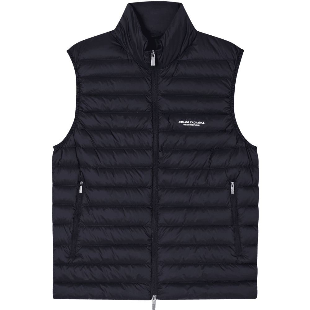 Full Zip Fine Padded Gilet