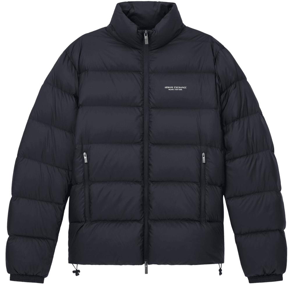 Nylon Deep Navy Puffer Jacket