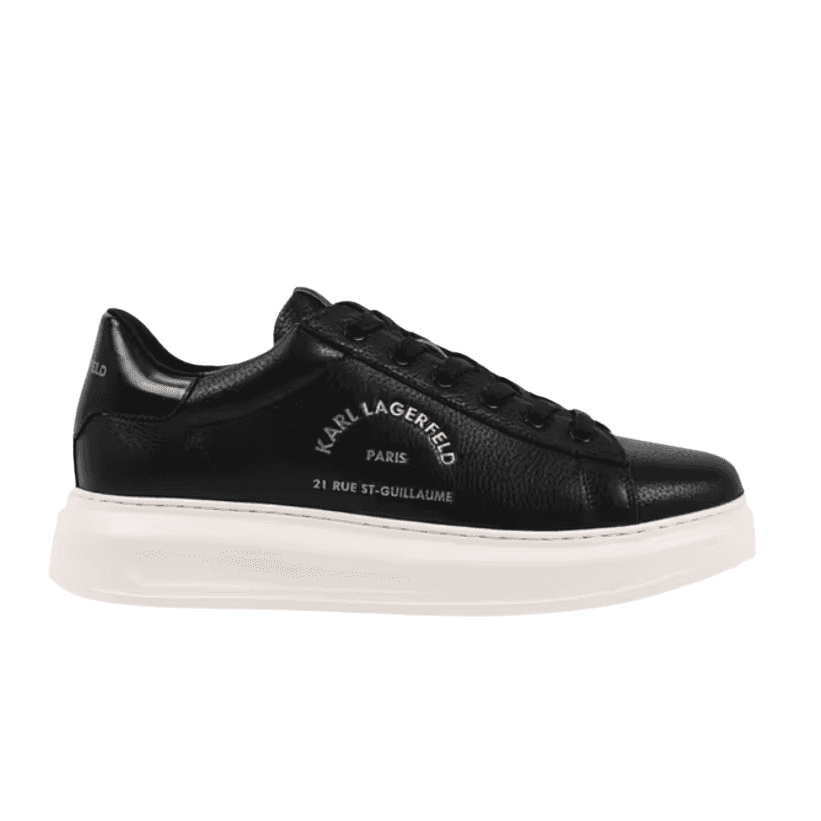 Maison Tumble Leather Black/White Sneaker Trainer