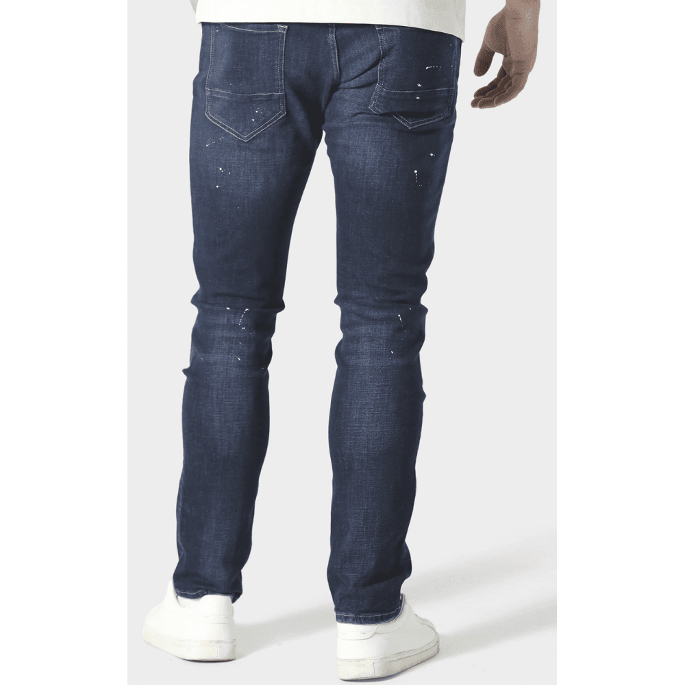 TODD 1061 Slim Fit Blue Jeans