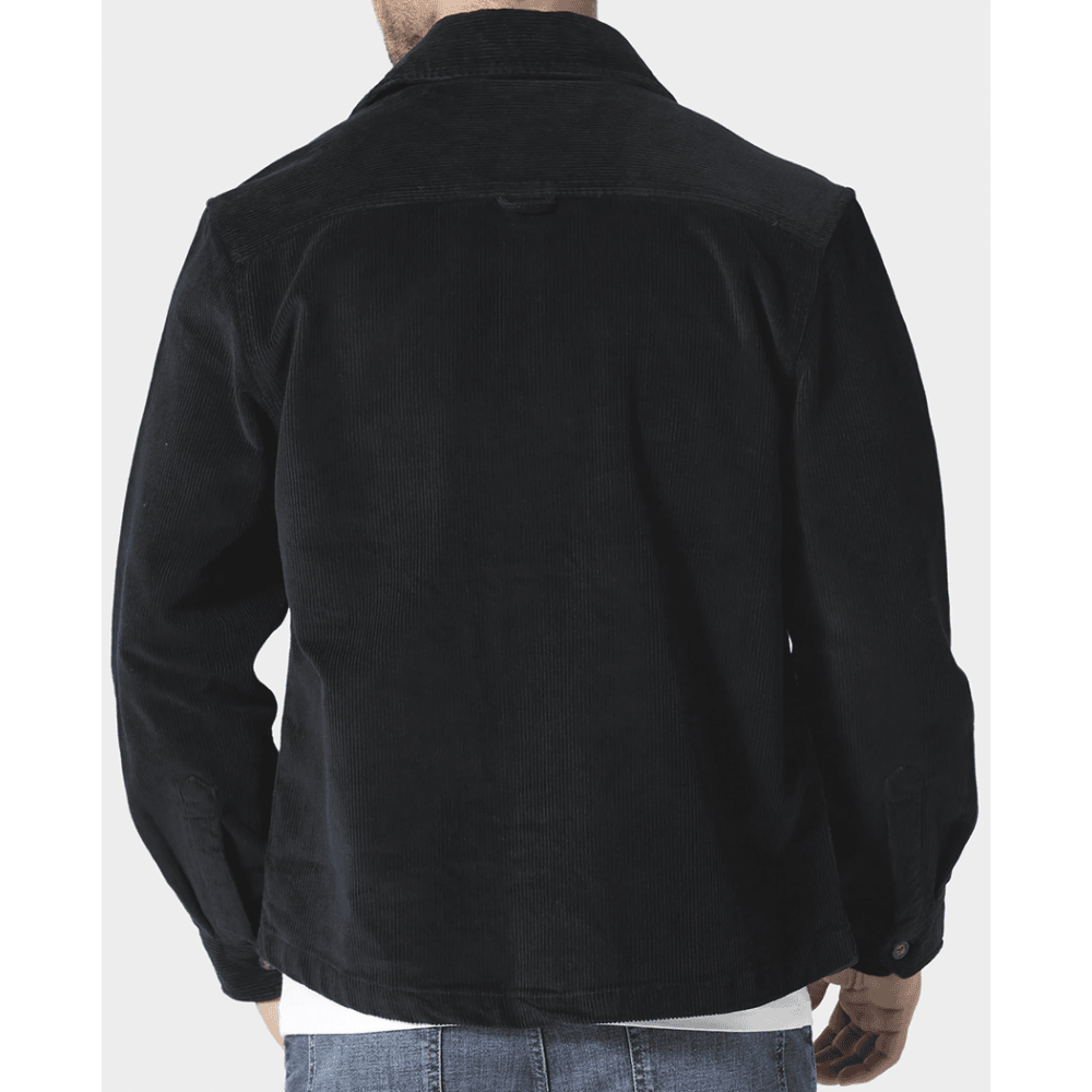 Avening Black Corduroy Overshirt