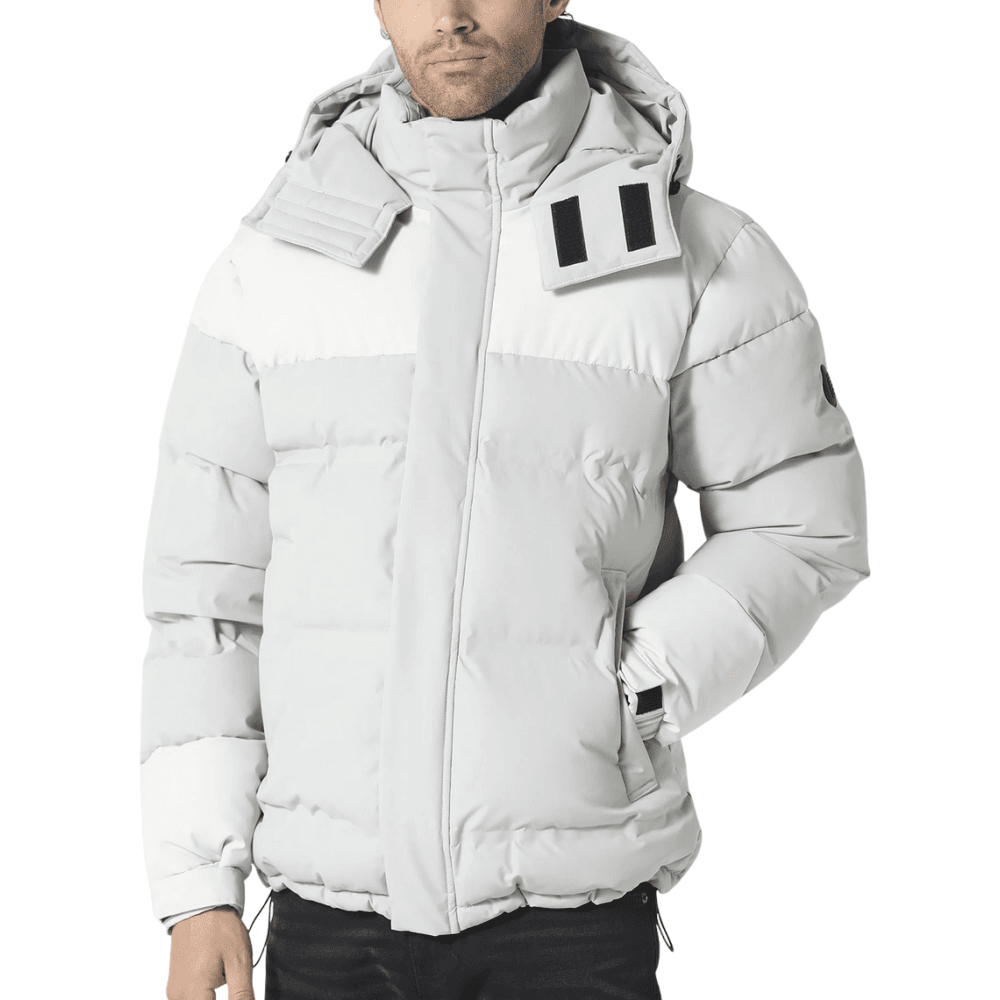 Roxton Light Grey Puffer Jacket