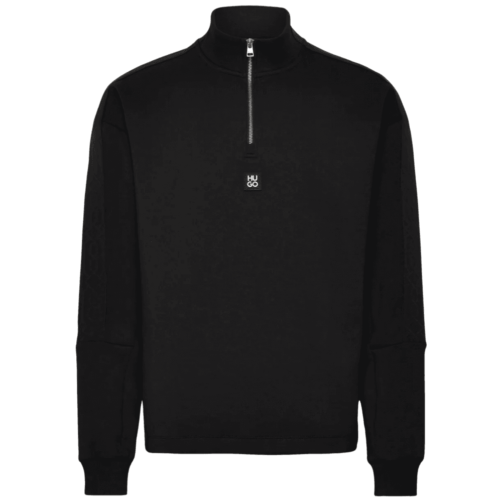 Danovotop Black Quarter Zip Sweatshirt