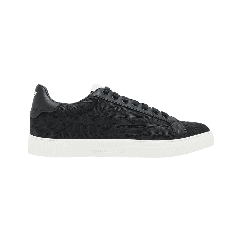 Allover Eagle Logo Nylon Black/White Sneaker Trainer