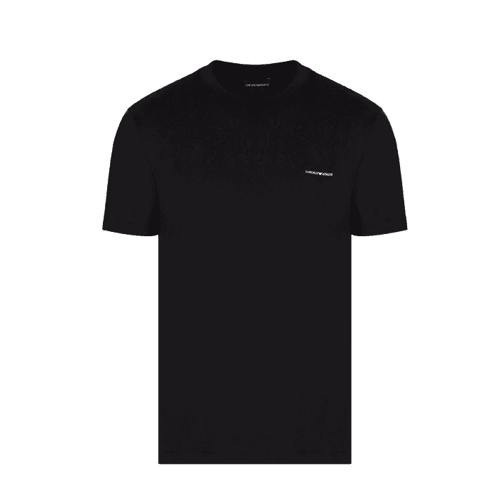 ASV Print Logo Black T-Shirt