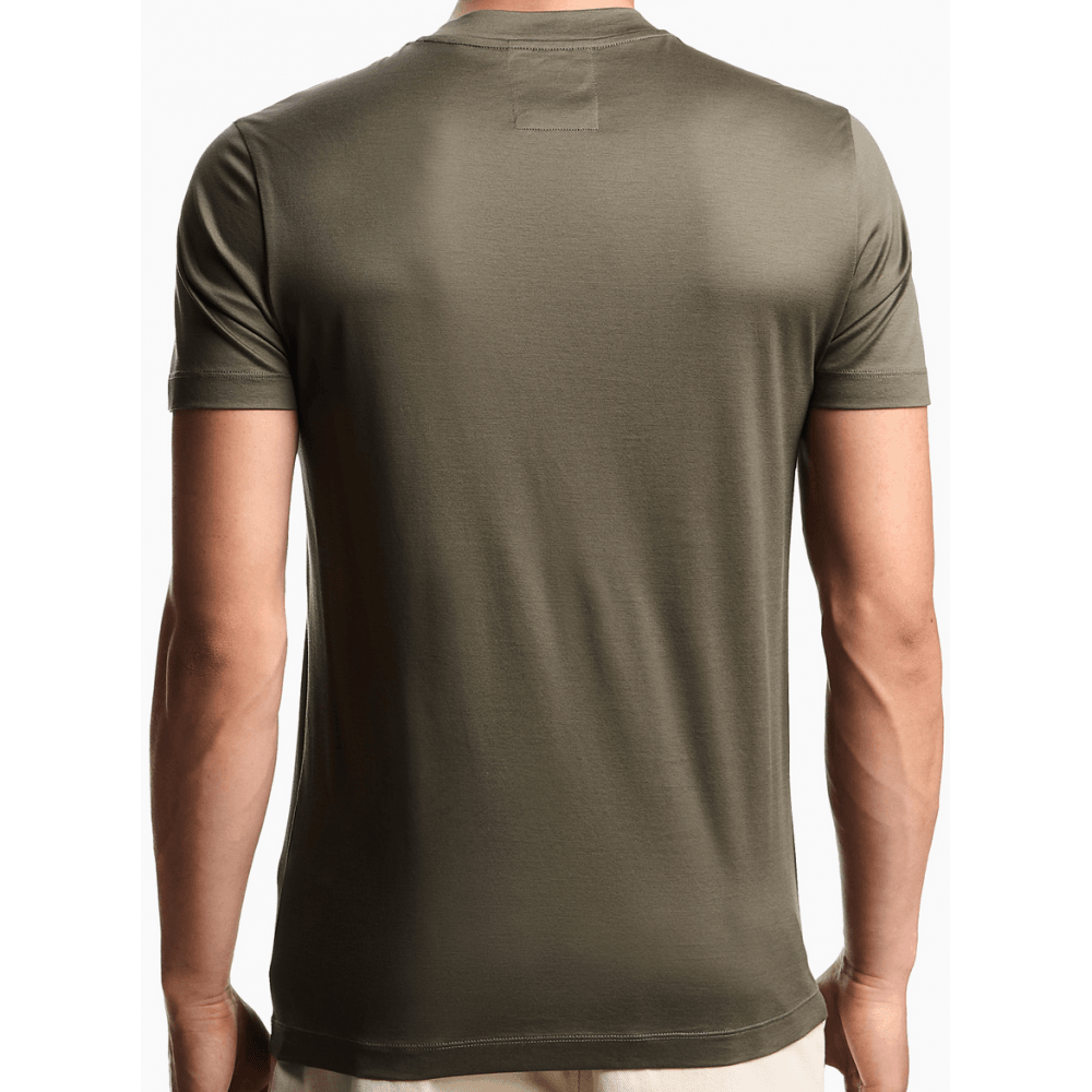 ASV Print Logo Khaki T-Shirt