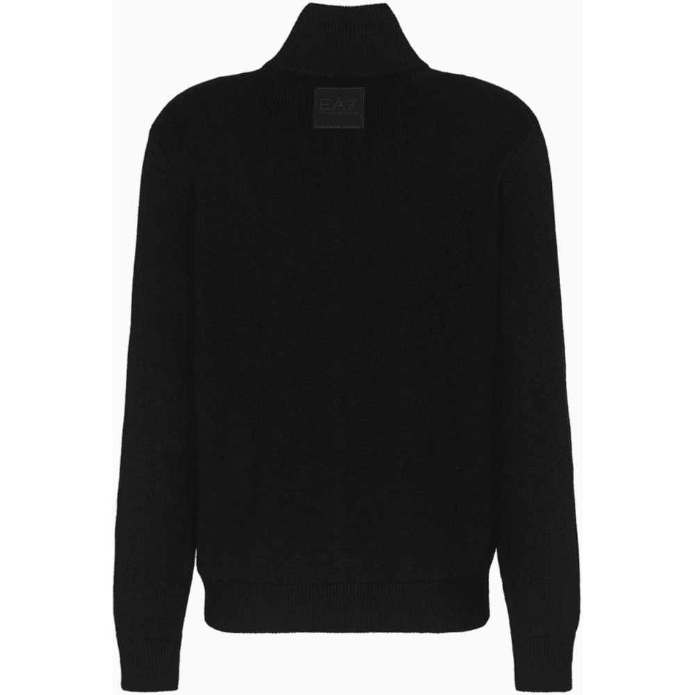 Full Zip Knitted Black Tracktop