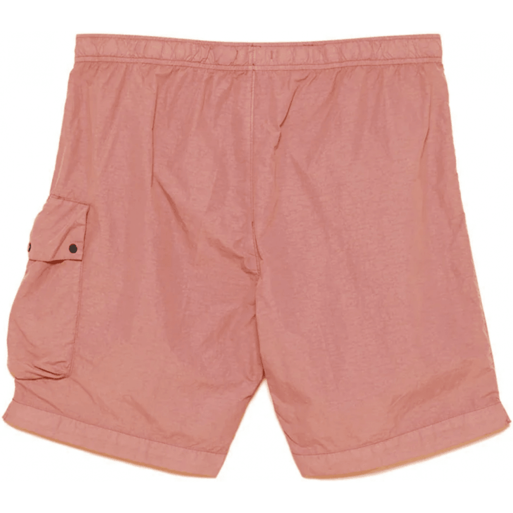 Flatt Nylon Pink Cargo Swim Shorts