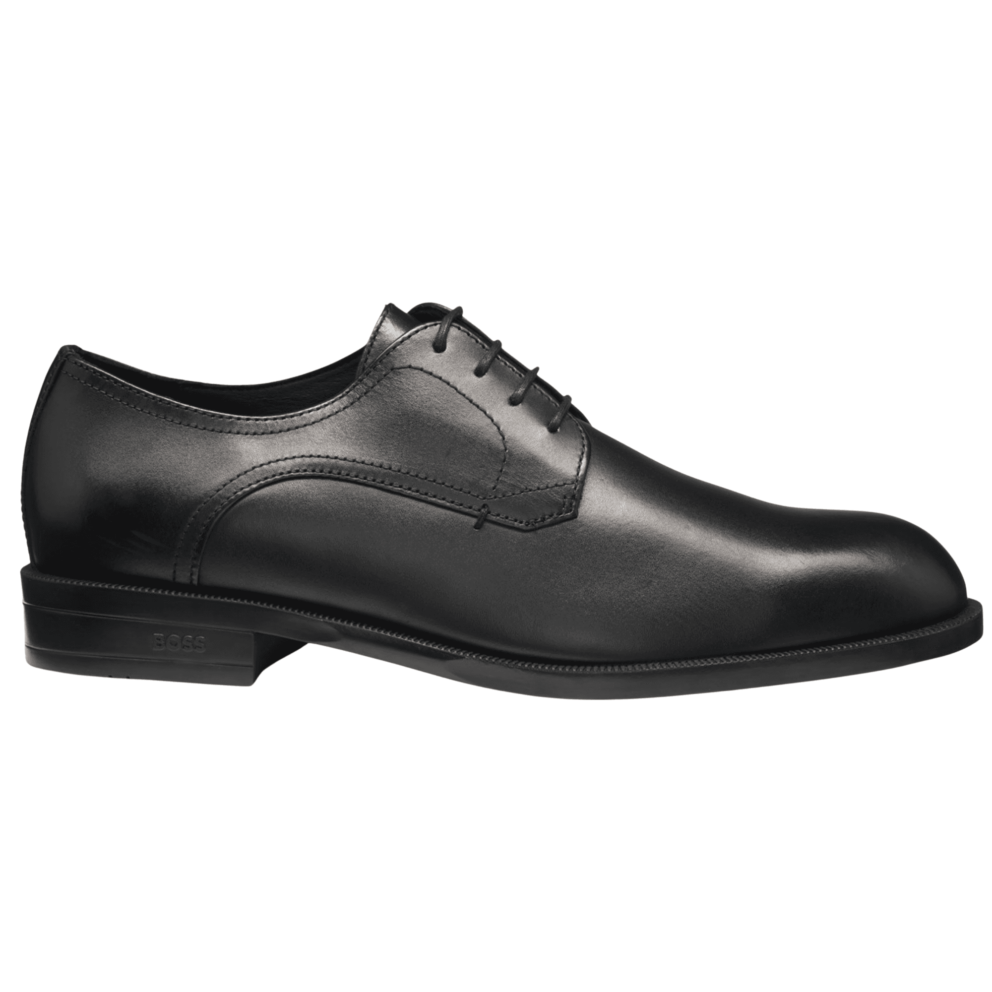 Tayil_Derb Leather Black Derby Shoes