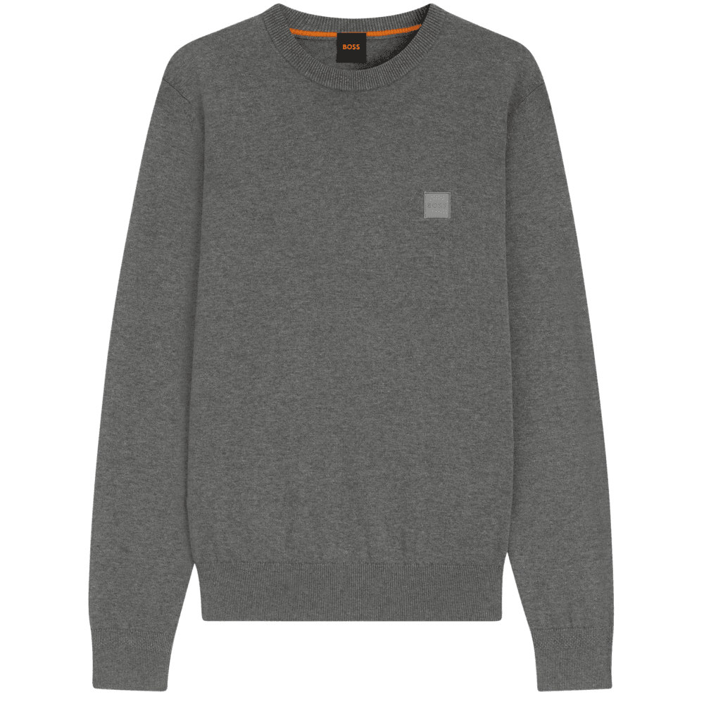 Kanovano Cashmere-Cotton Crew Neck Grey Jumper