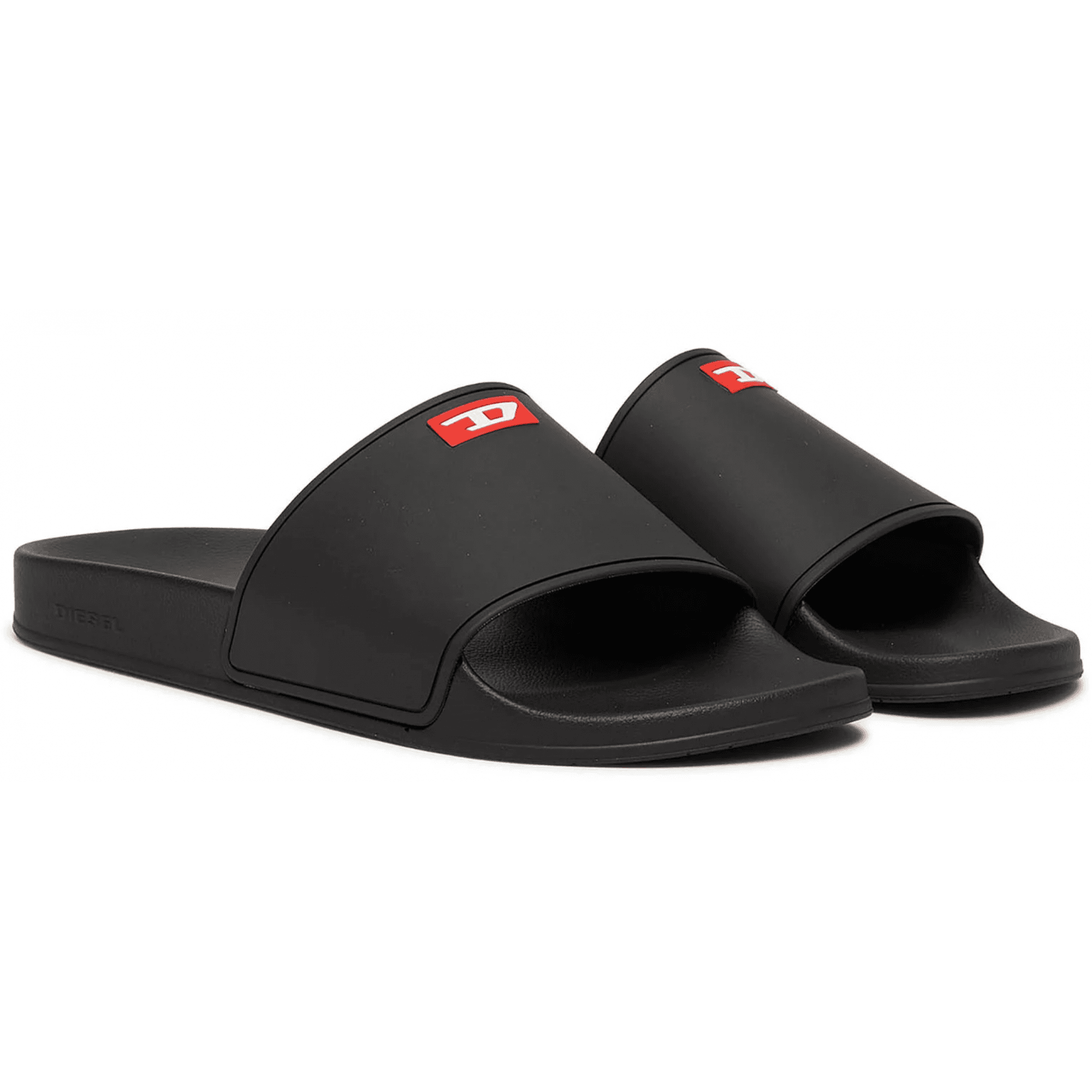 SA Swim Black Rubber Sliders