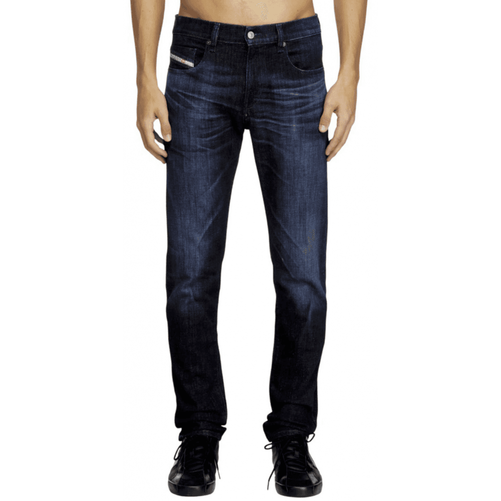 2019 D-STRUKT Slim Fit Dark Blue Jeans