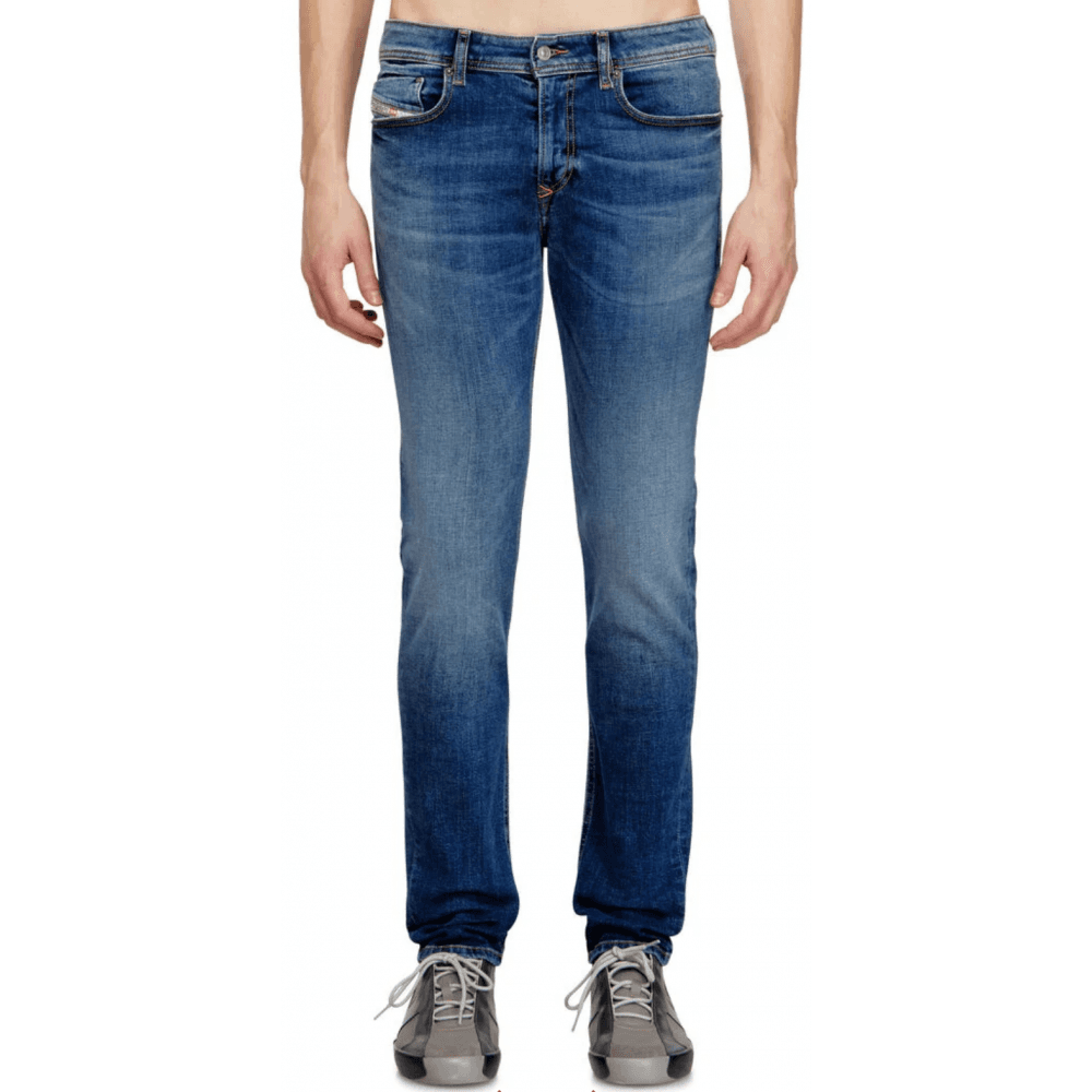 1979 Sleenker Skinny Fit Mid Wash Blue Jeans