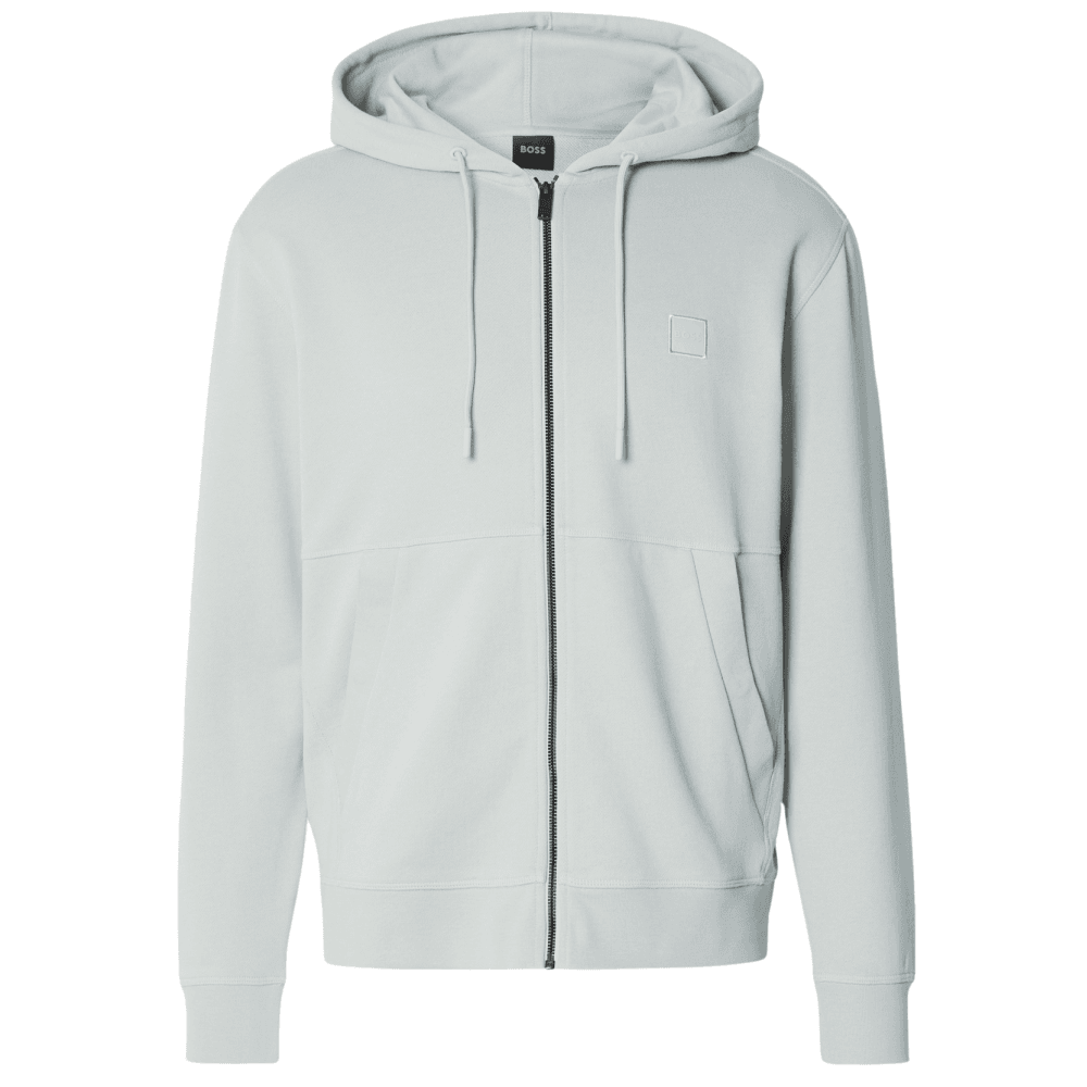 Zetalky Zip Up Hooded Pastel Grey Tracksuit