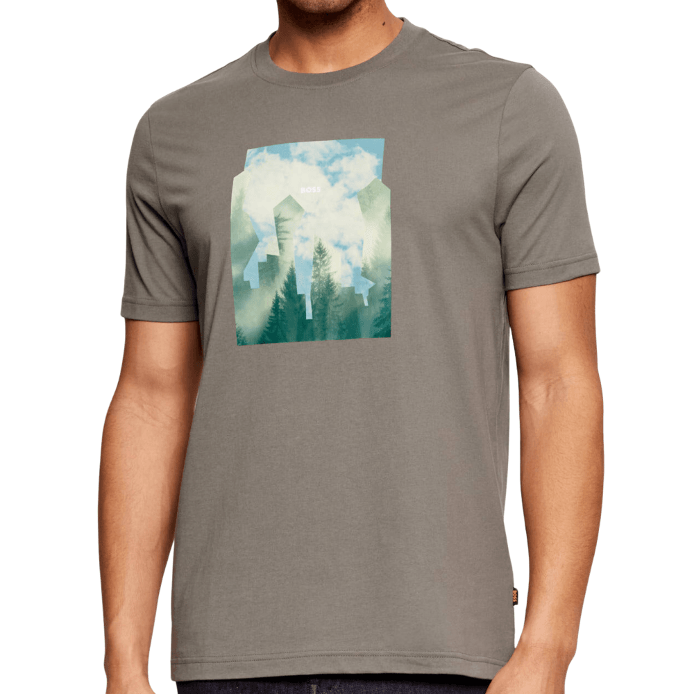 Te_Cover City Logo Grey/Green T-Shirt