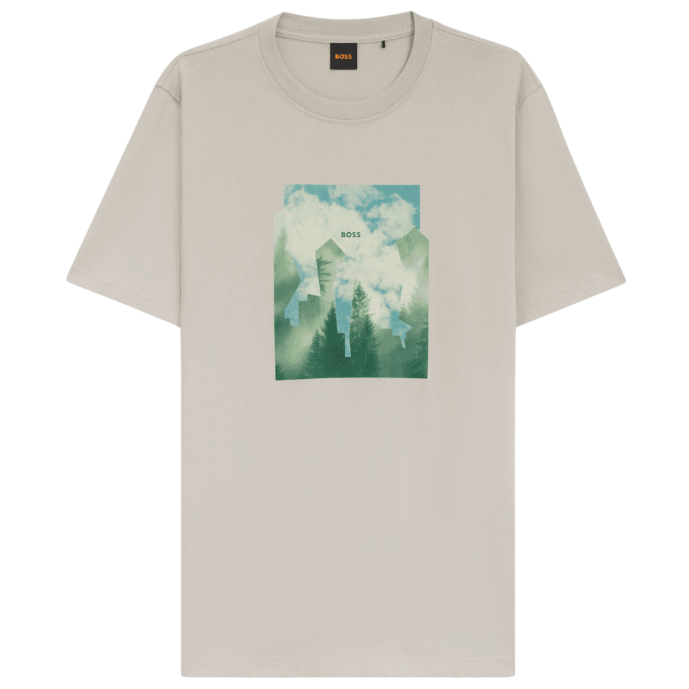Te_Cover City Logo Beige T-Shirt