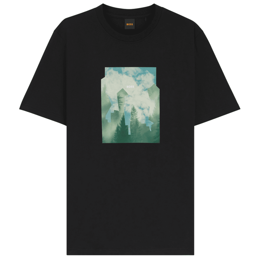 Te_Cover City Logo Black T-Shirt