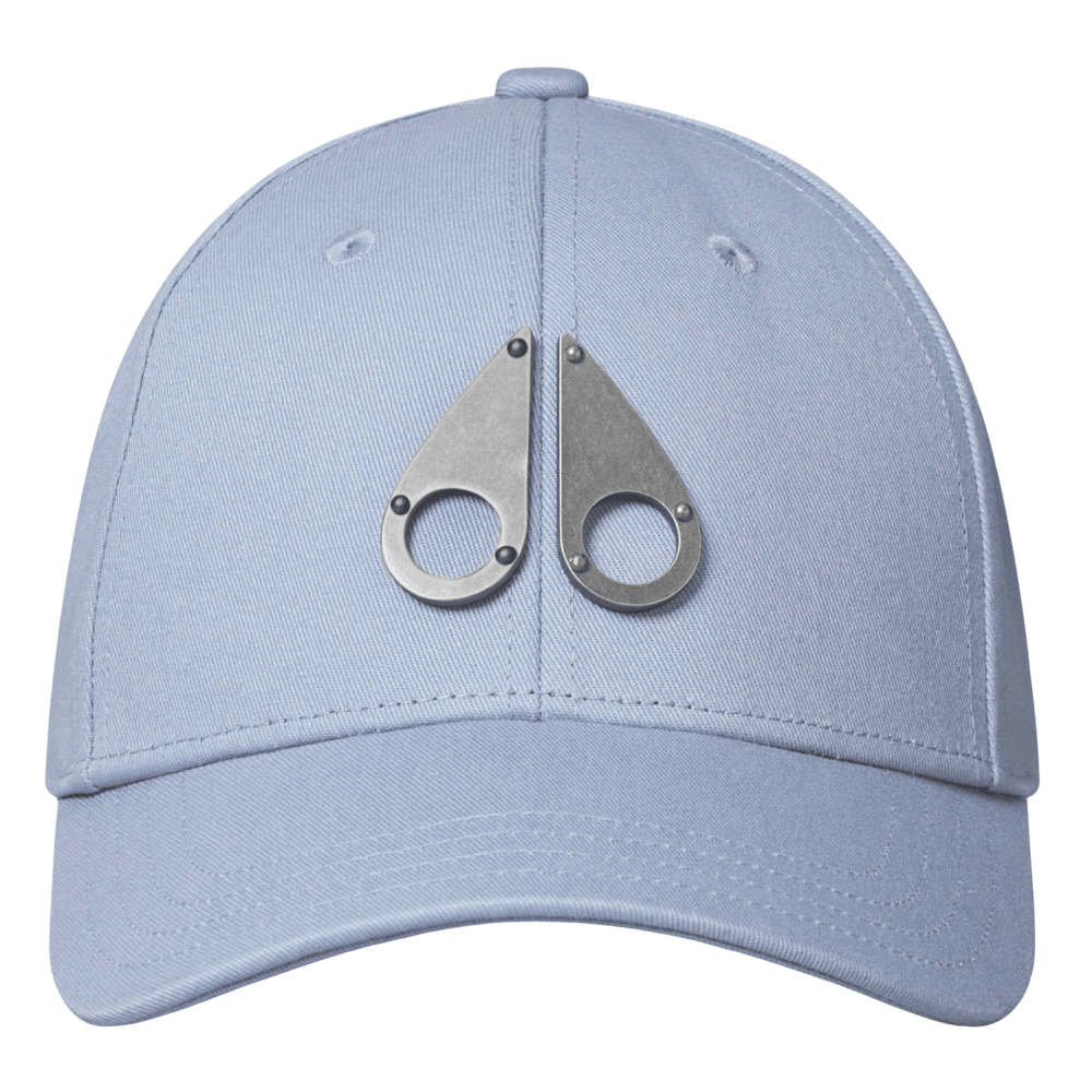 Cotton Metal Icon Logo Sky Blue Cap