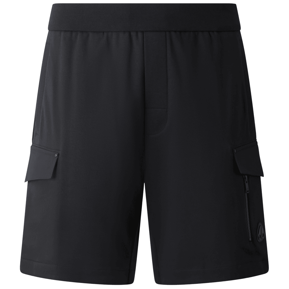 Dalon Metal Logo Black Cargo Shorts