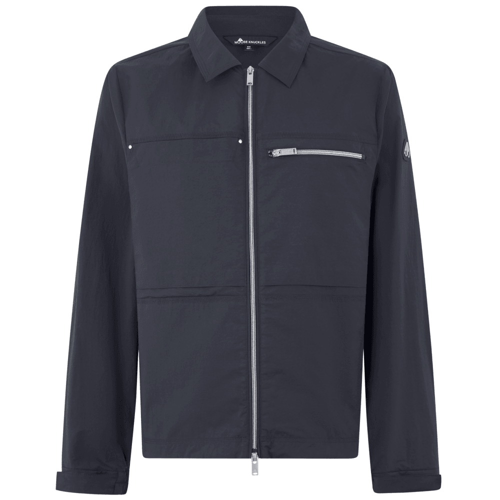 TopFlight Nylon Navy Overshirt Jacket