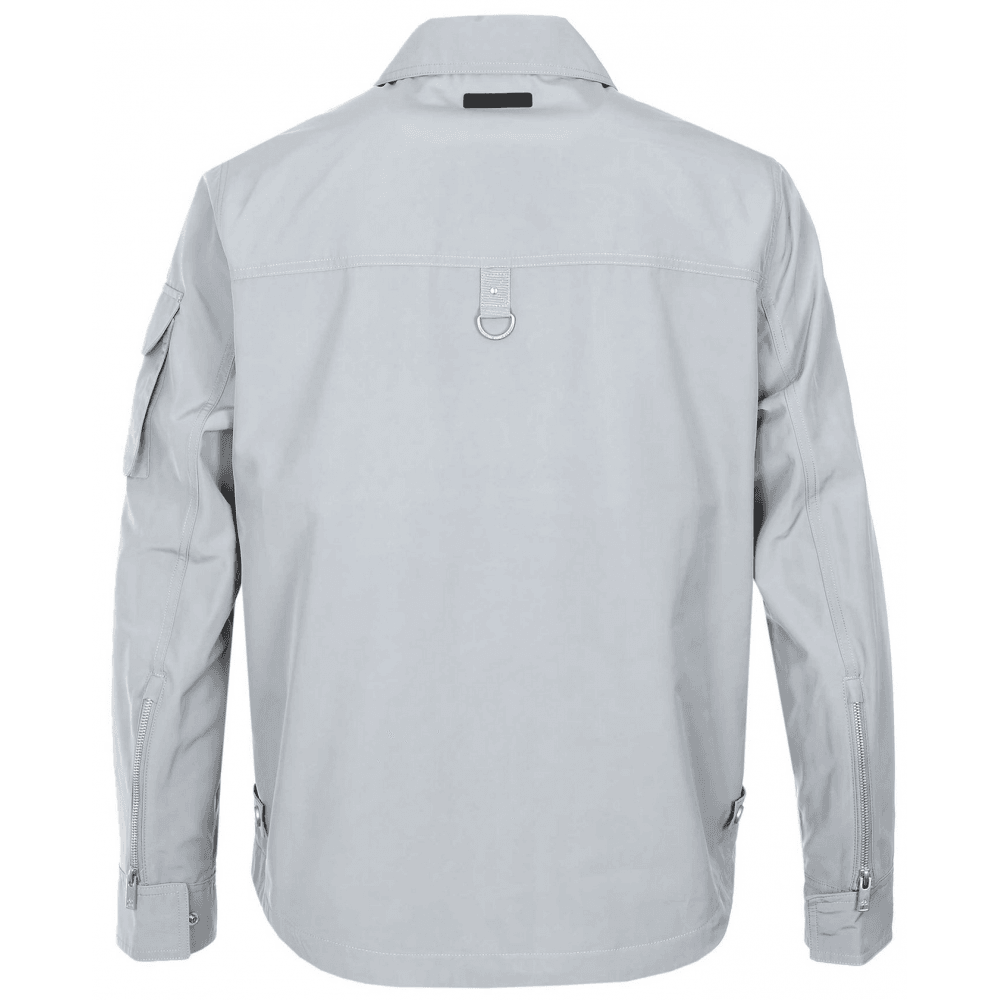 Charlesbourg Nylon Industry Grey Overshirt Jacket