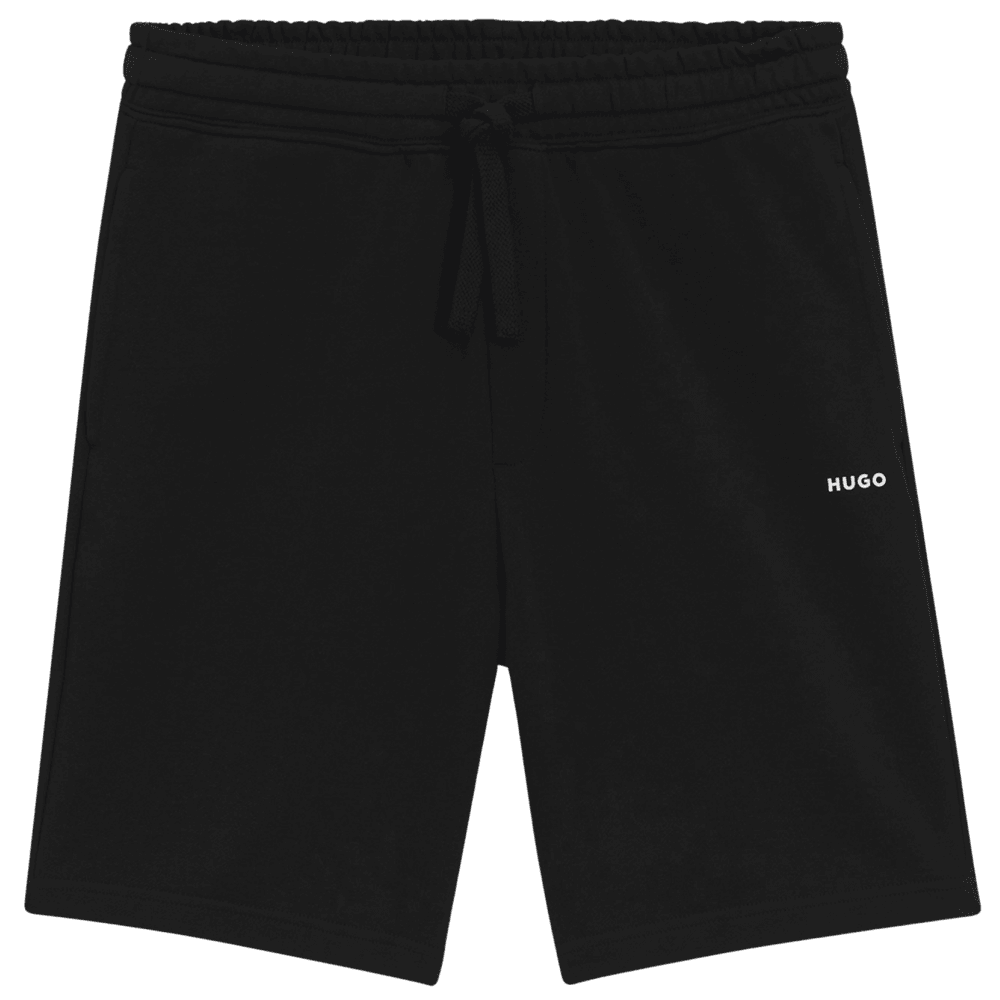 Dayono Cotton Regular Fit Black Shorts