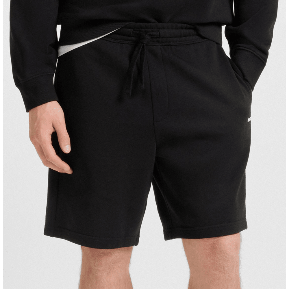 Dayono Cotton Regular Fit Black Shorts