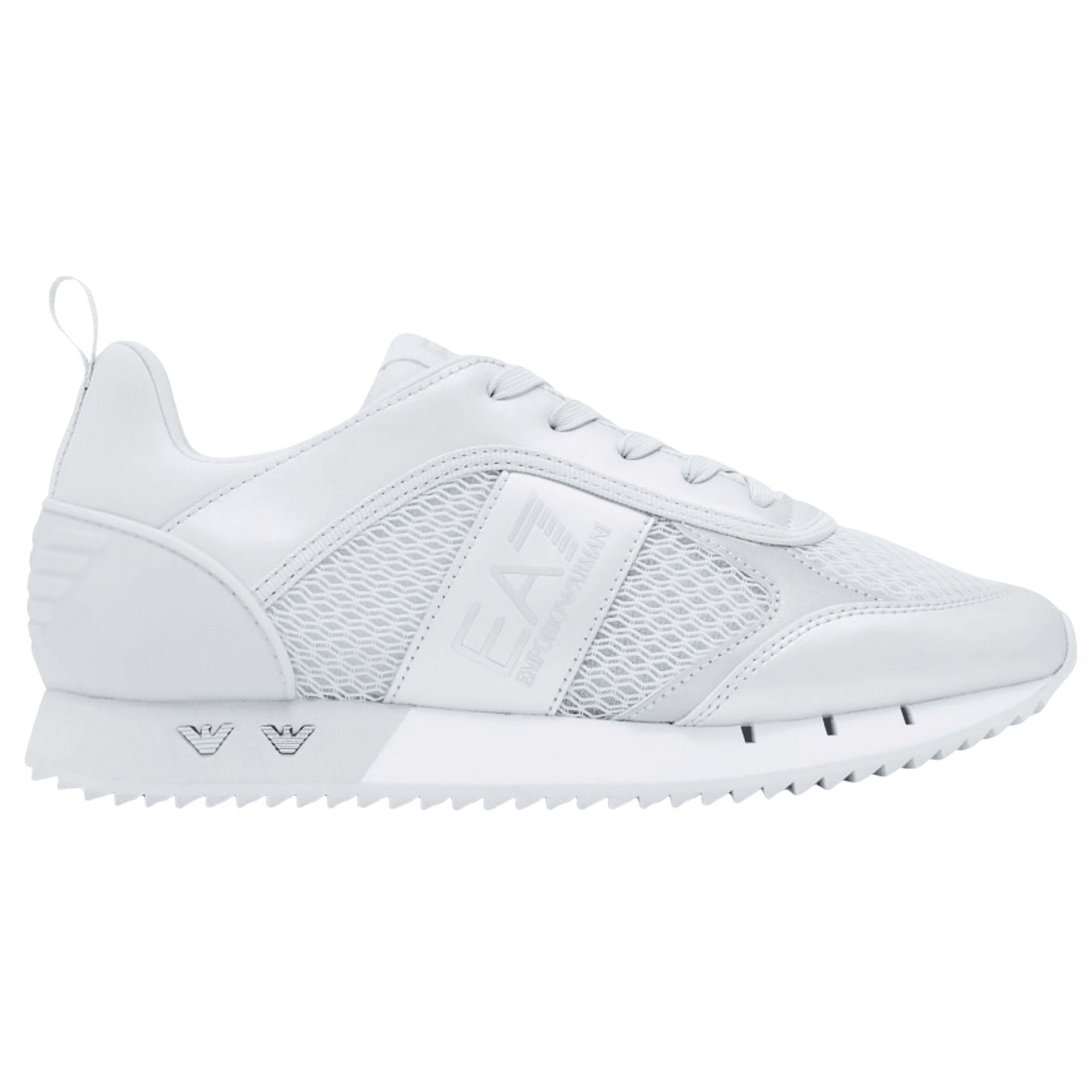 Silver/White Sneaker Trainer