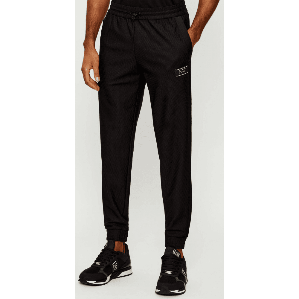 Gold Edition Textured Cotton Black/Gold Tracksuit