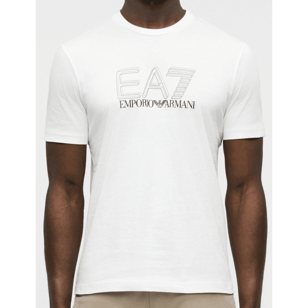 Shadow Logo White T-Shirt