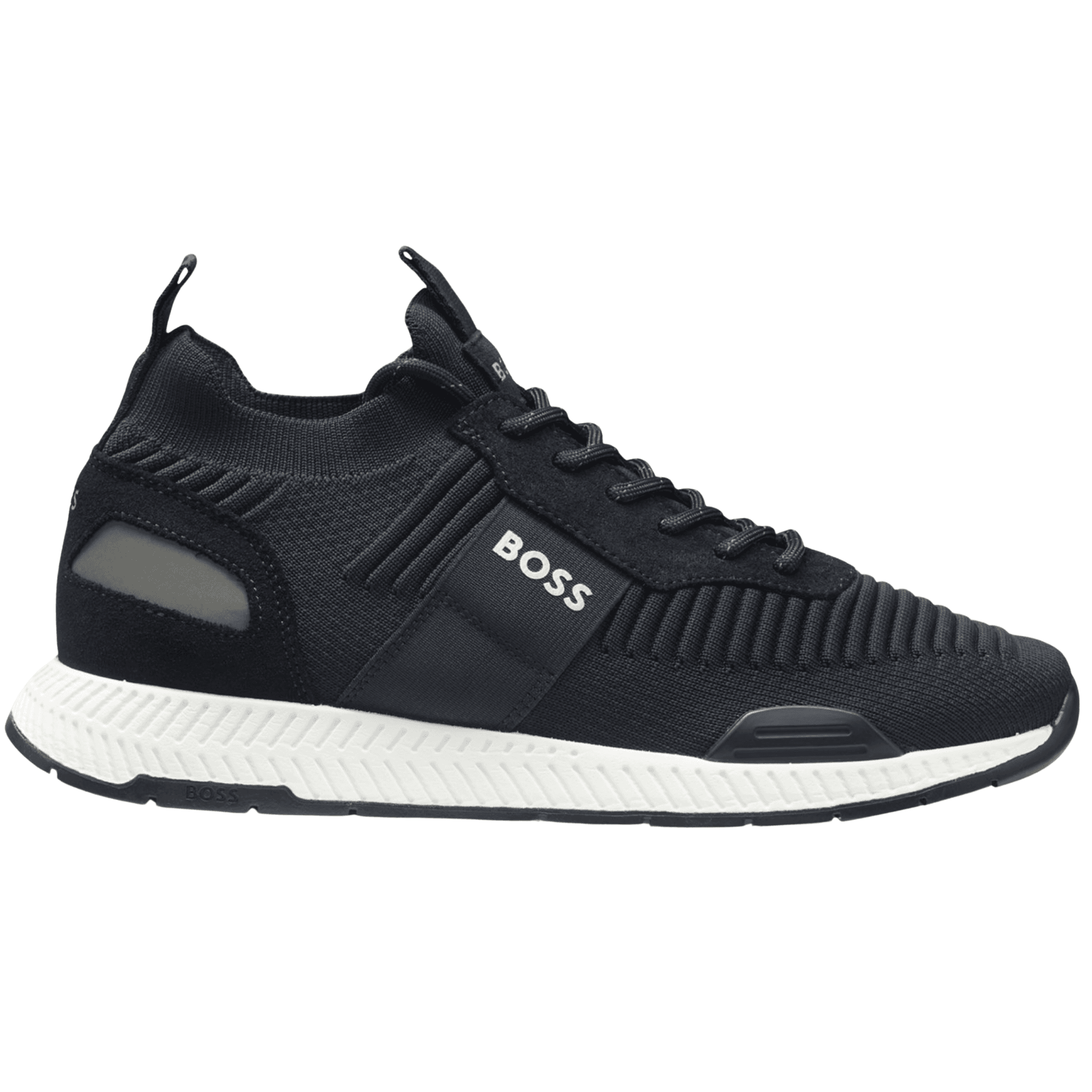 Titanium Runn Knitted Navy Runner Trainers