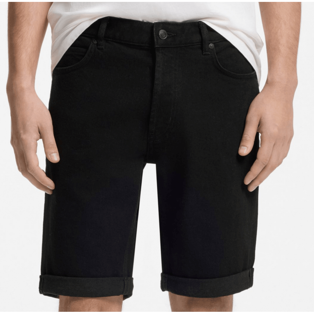 HUGO 634/S Black Denim Shorts