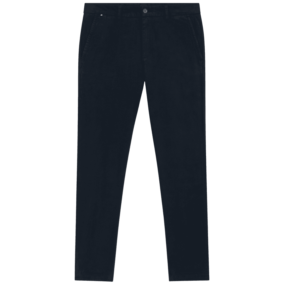 H-Kaiton1 Slim Fit Navy Cotton Chino