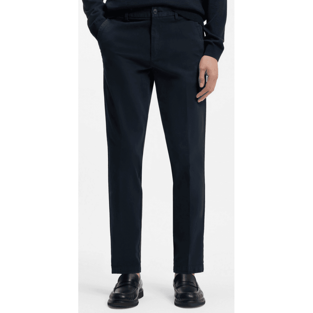 H-Kaiton1 Slim Fit Navy Cotton Chino