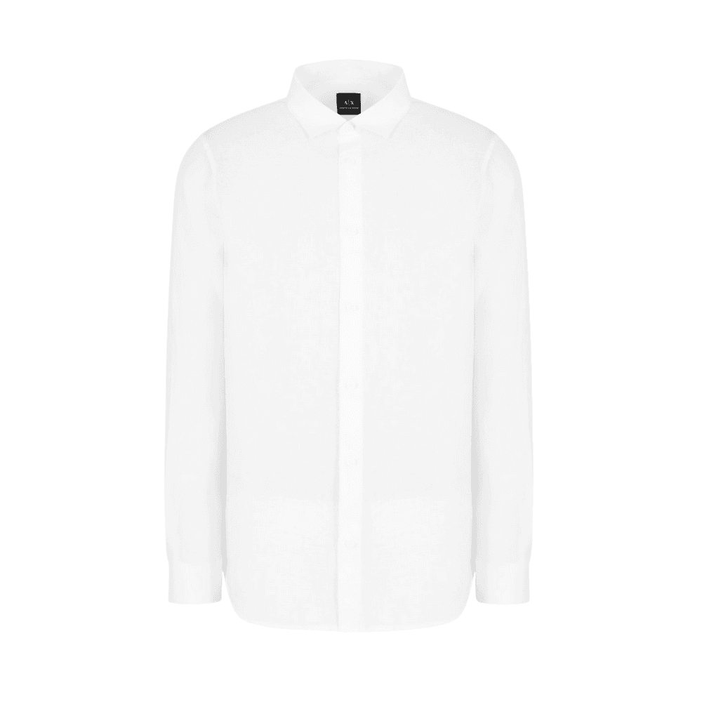 Linen Long Sleeve White Shirt