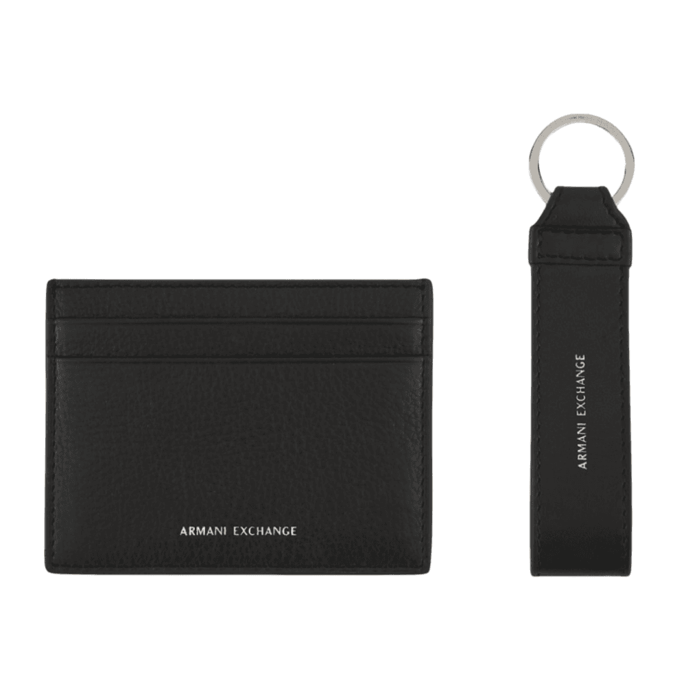 Embossed Logo Cardholder Gift Set