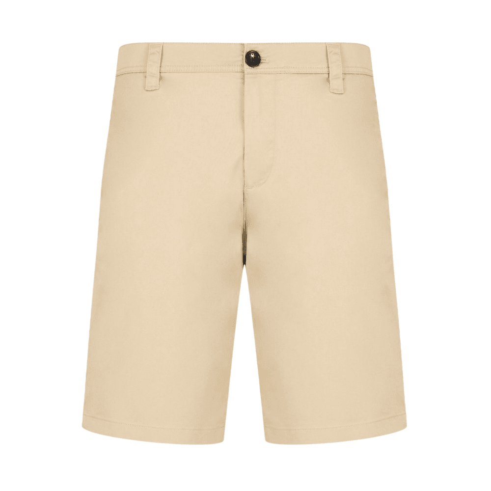 Cotton Cream Chino Shorts