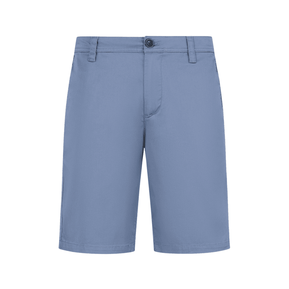 Cotton Blue Chino Shorts